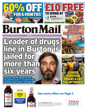 Cover of Burton Mail