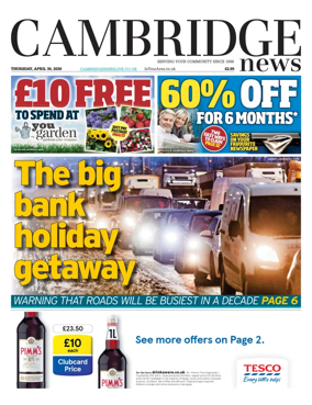 Cover of Cambridge News