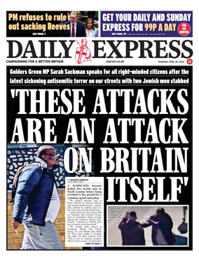Cover of Daily Express