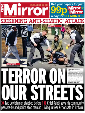 Cover of Daily Mirror
