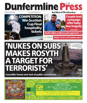Cover of Dunfermline Press