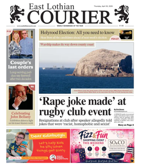Cover of East Lothian Courier