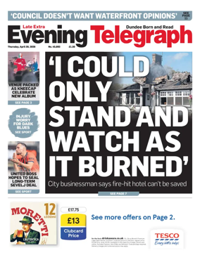 Cover of Evening Telegraph (First Edition)