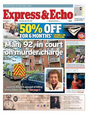 Cover of Express & Echo (City & East Devon Edition)