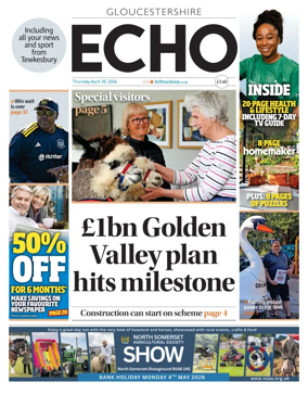 Cover of Gloucestershire Echo