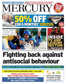 Cover of Hertfordshire Mercury