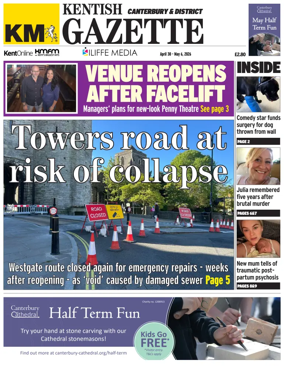 Cover of Kentish Gazette Canterbury & District