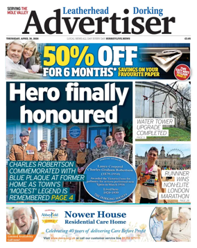 Cover of Leatherhead & Dorking Advertiser