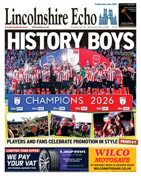 Cover of Lincolnshire Echo