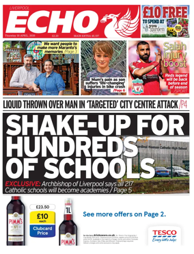 Cover of Liverpool Echo