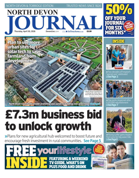 Cover of North Devon Journal