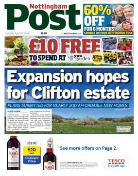 Cover of Nottingham Post