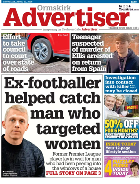 Cover of Ormskirk Advertiser