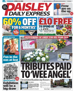 Cover of Paisley Daily Express