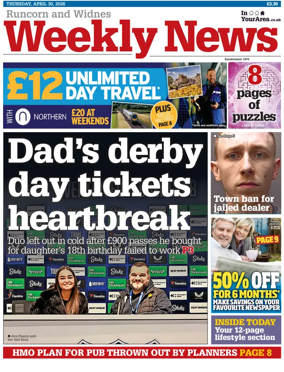 Cover of Runcorn & Widnes Weekly News