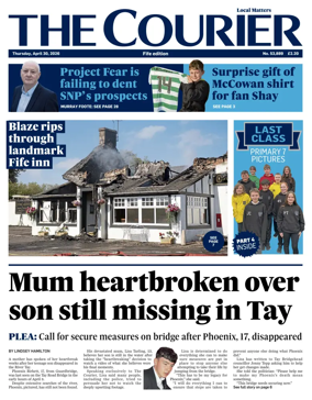 Cover of The Courier & Advertiser (Fife Edition)
