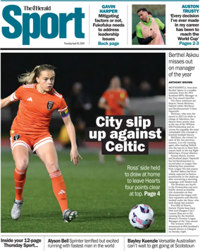 Cover of Herald Sport