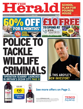 Cover of The Plymouth Herald