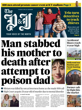 Cover of The Press and Journal (Inverness Highlands and Islands)