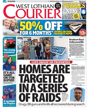 Cover of West Lothian Courier