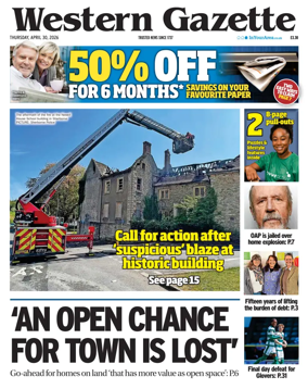 Cover of Western Gazette