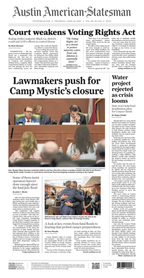 Cover of Austin American-Statesman