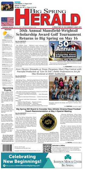 Cover of Big Spring Herald