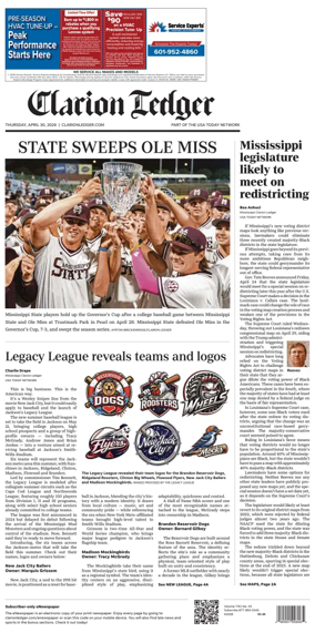 Cover of Clarion Ledger