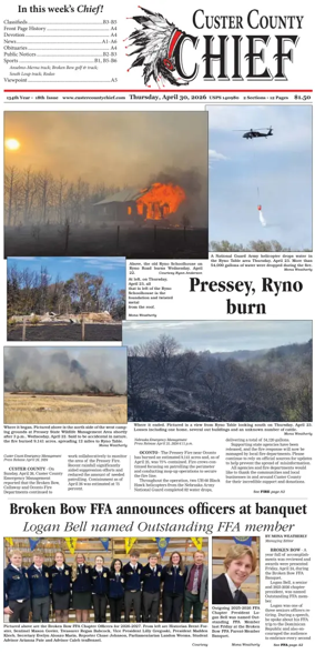 Cover of Custer County Chief