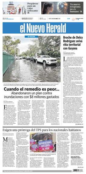 Cover of El Nuevo Herald
