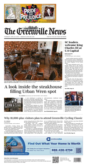 Cover of The Greenville News