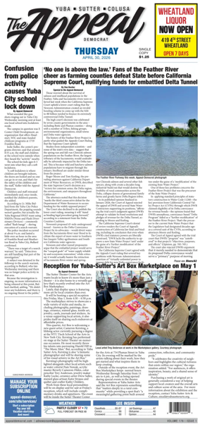 Cover of Marysville Appeal-Democrat