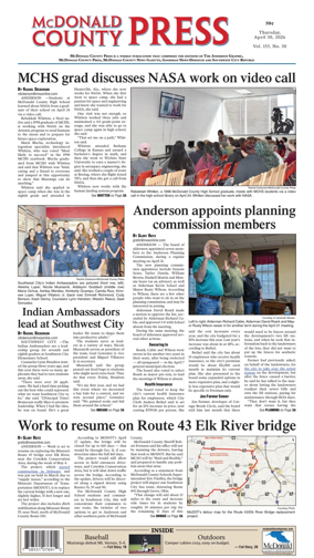 Cover of McDonald County Press