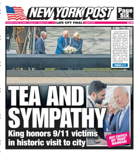 Cover of New York Post