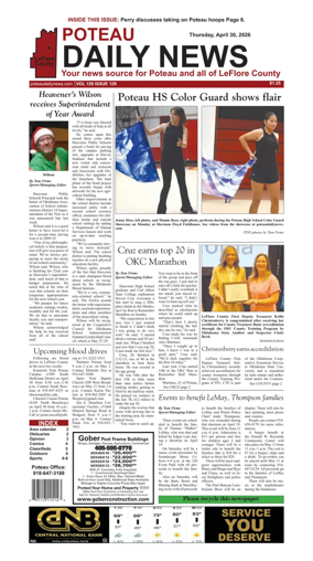 Cover of Poteau Daily News