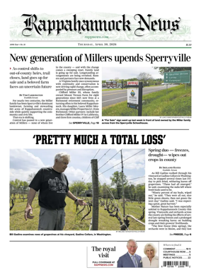 Cover of Rappahannock News