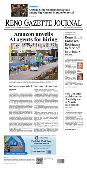Cover of Reno Gazette Journal