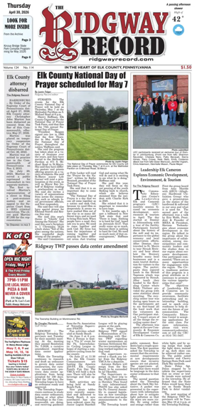 Cover of Ridgway Record