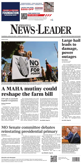 Cover of Springfield News-Leader