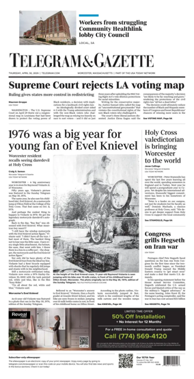 Cover of Telegram & Gazette