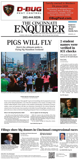 Cover of The Cincinnati Enquirer