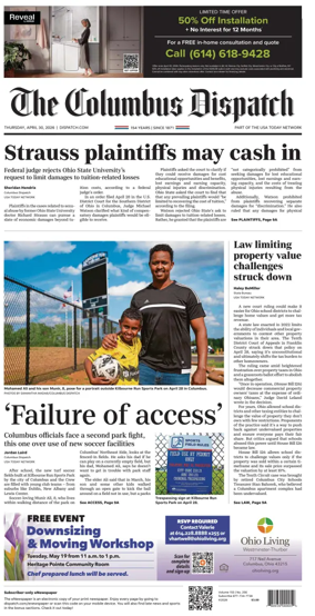 Cover of The Columbus Dispatch