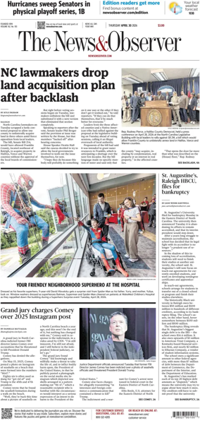 Cover of The News & Observer