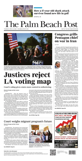 Cover of The Palm Beach Post