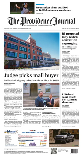 Cover of The Providence Journal