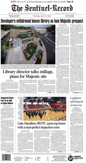 Cover of The Sentinel-Record