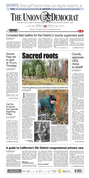 Cover of The Union Democrat
