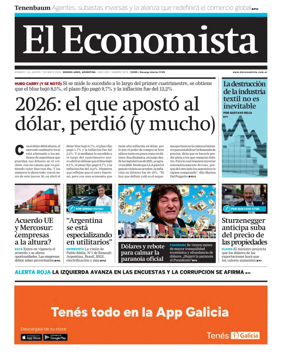 Cover of El Economista (Argentina)