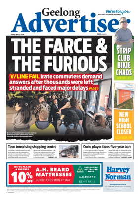 Cover of Geelong Advertiser