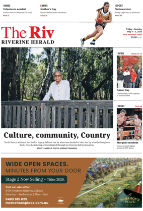 Cover of The Riverine Herald